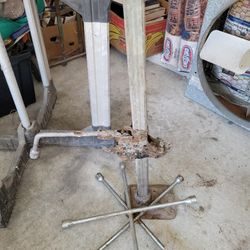 1950s Car Jack And 2 Cross Wrenches. $65