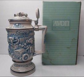 1989 AVON  RACING CAR STEIN  MADE IN BRAZIL.