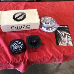 Brand new elf audio 4inch 2way coax speakers