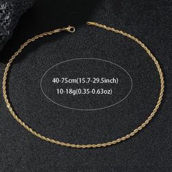 14k Yellow Gold Chain 1mm 20in new