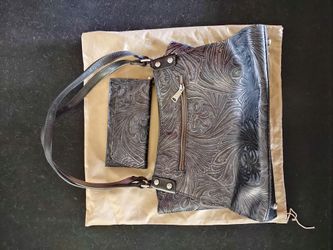 Patricia Nash leather handbag with matching wallet - NWOT