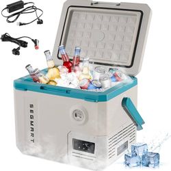  MC20 Portable Car Fridge (45W 19L) for Camping  Lightweight and compact, equipped with a handle, ideal for day trips, light travels and pic