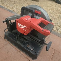 Milwaukee Chop Saw 14", Dewalt Slide Miter Saw 12" And 27 Gal Compressor