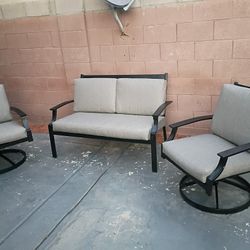 3-piece Metal Patio Set