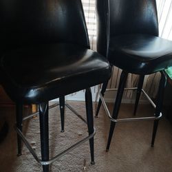 Vintage Swivel Bar Stools 2