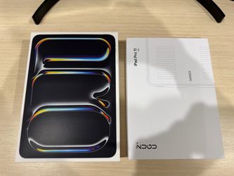 iPad Pro 11” (M5) Nano-Texture, 1 TB, Wi-Fi, Space Black with Zugu Case Bundle