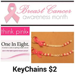 Breast Cancer Keychains
