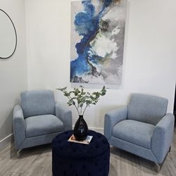 Accent Chairs. Set Of 2