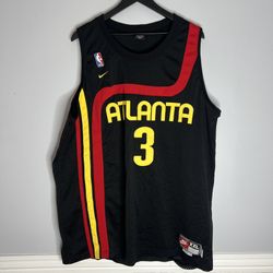 Shareef Abdur-Rahim Atlanta Hawks Basketball Jersey Mens 3XL Black Nike