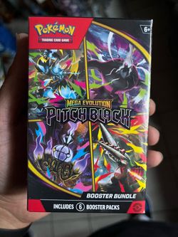 Pokemon TCG ‘Pitch Black’ Booster Bundle 6 Pack SEALED Pokémon Brand New 2026