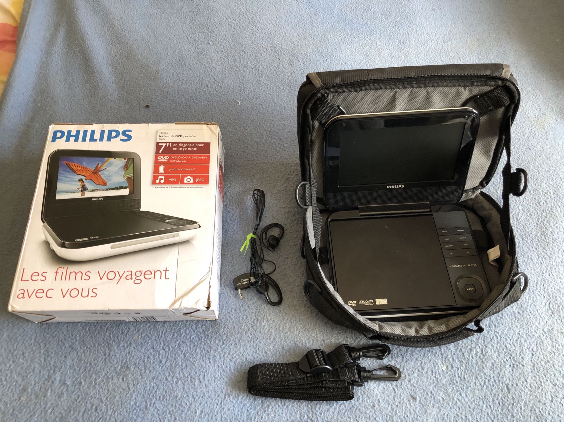 Philips 7” Portable DVD Player