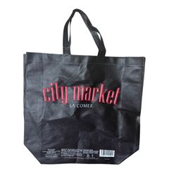 New Black City Market La comer Tote Bag cdmx french style grocery bag reusable  