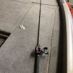 New bait casting fishing reel and new fishing pole