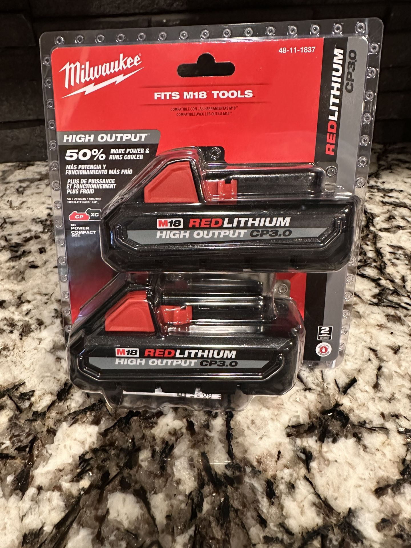 Milwaukee 3.0 red lithium