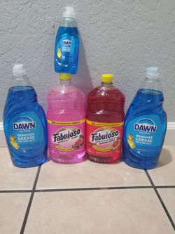 Fabuloso and dawn 38oz $20