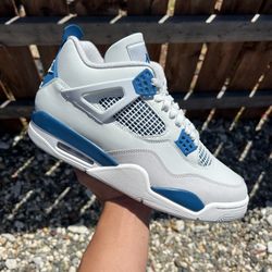 Jordan 4 Military Blue (Size 6.5Y, 7Y, 9, 9.5, 10, 10.5, 11, 12, 13)