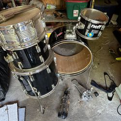 5 Piece Rogers/Yamaha R360 Drum Set Shells