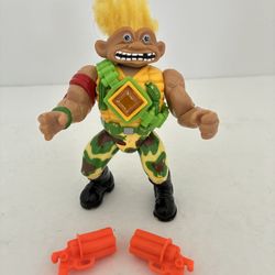 Stone Protectors Angus The Soldier Troll Figure 1992 Ace Novelty Vintage Toy