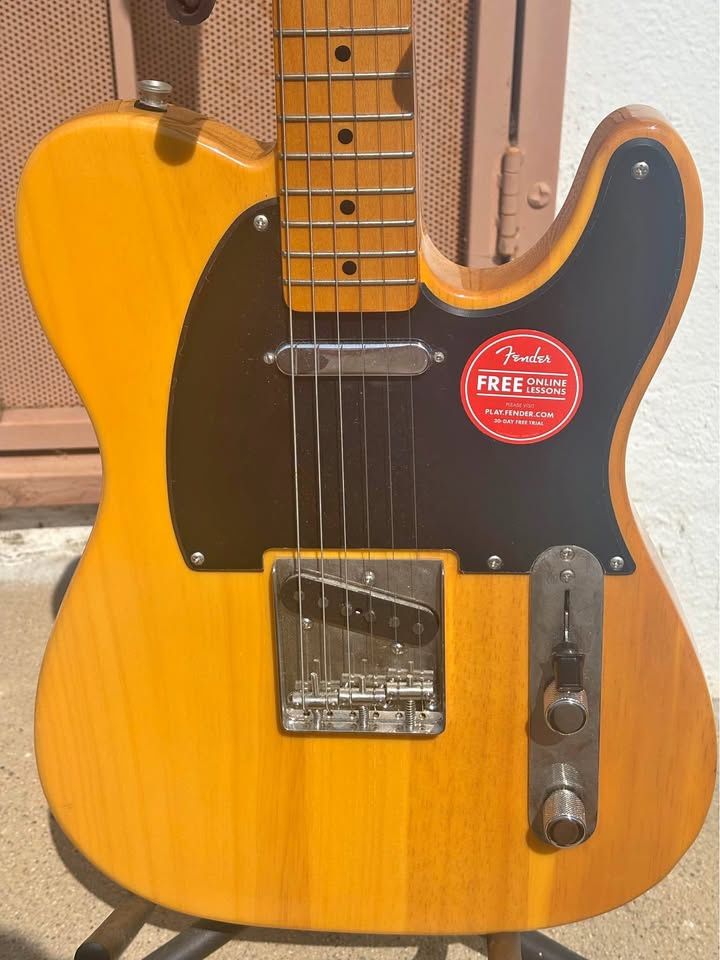 Squier 50's Classic Vibe telecaster butterscotch w/gigbag
