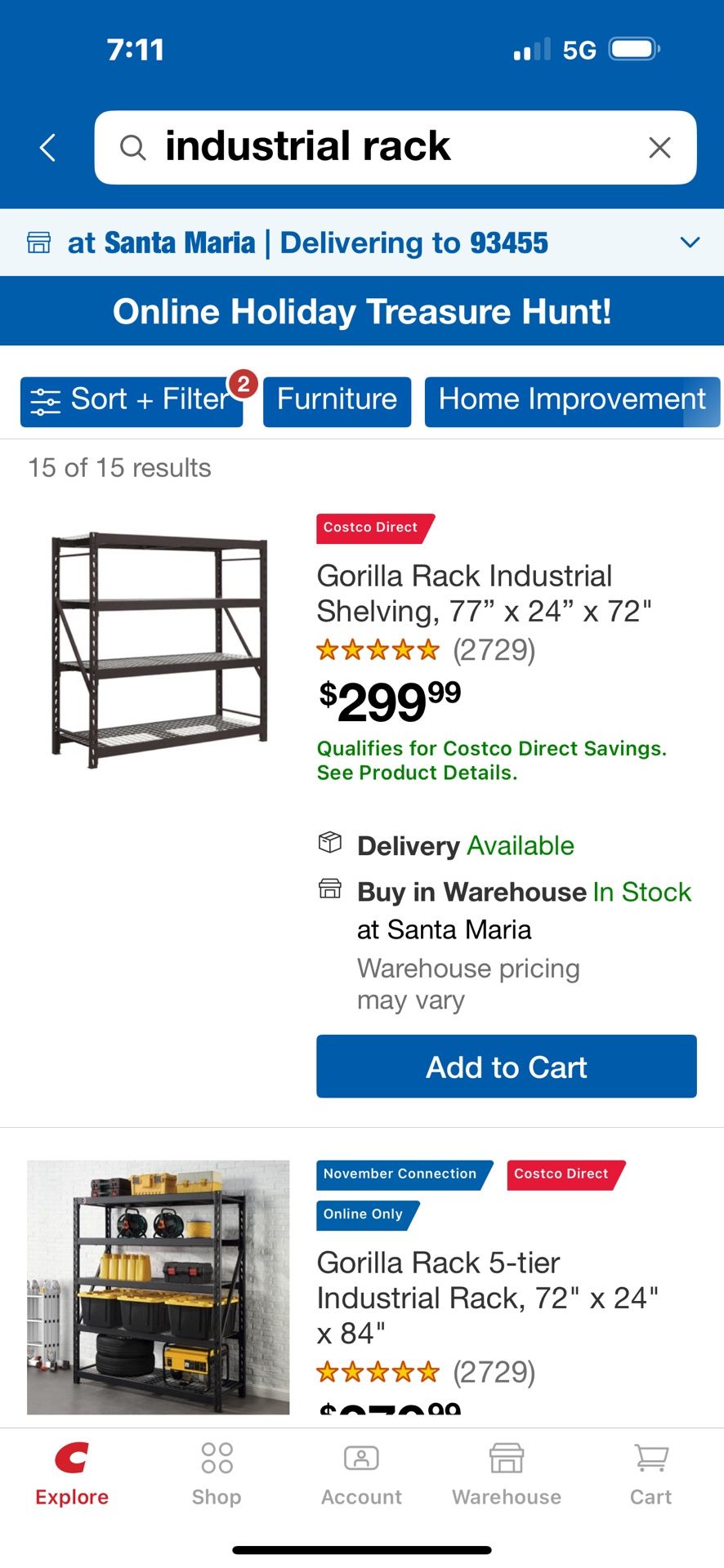 Costco Storage Rack 