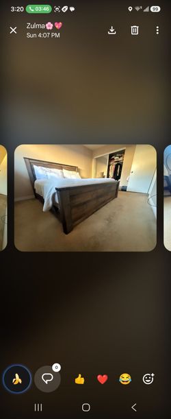 Bed king no mattress