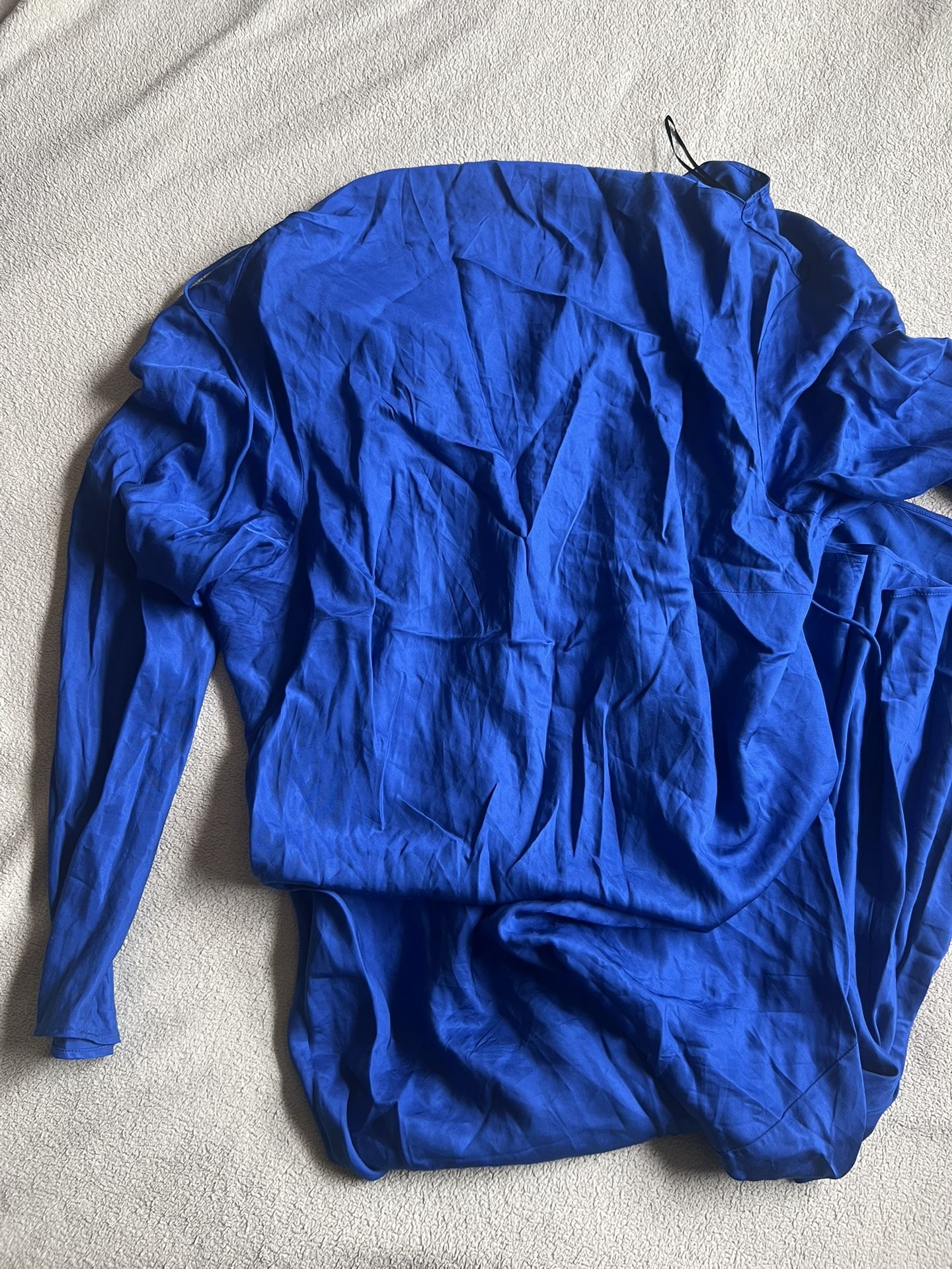 H&M Long, Long Sleeve Royal Blue Dress