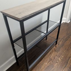Console Table Greige Color. Greyish Brown. 
