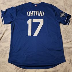 Dodgers Mens Ohtani Blue Jerseys $50ea Firm S M L Xl 2x 3x