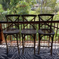 Need Repair: Restoration Hardware Barstools With Cane Seats