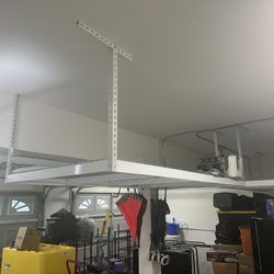 Qty. Five 4’ x 8’ 1000lb. Capacity Garage Ceiling Racks