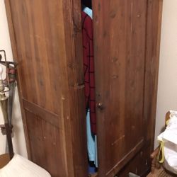 Antique Vintage Cedar Closet 
