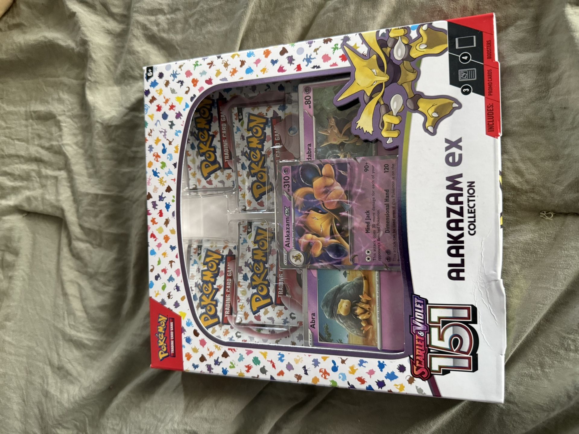 Pokemon 151 Alakazam EX Collection Box