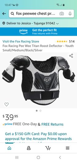 Fox PEEWEE chest protector