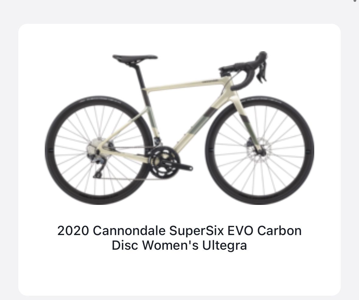 2020 Cannondale SuperSix EVO Carbon Disc Women's Ultegra