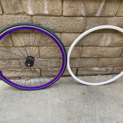 Velocity Deep V Front Wheel Brakes Swobo Hoop 