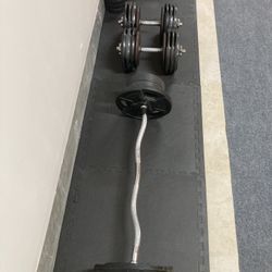 Weights Curl Bar Dumbbell 