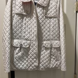 Cream Raincoat 