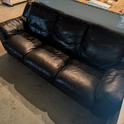 Black Leather Couch