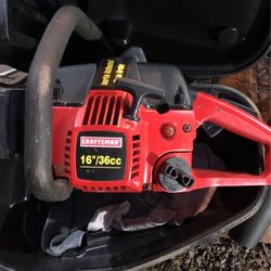 CRAFTSMAN 36CC 16” CHAINSAW 