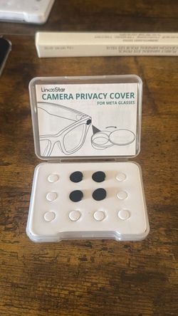 180°Rotating Webcam Cover for Ray-Ban Meta Gen 2 [4Pack Plastic Meta Glasses USA