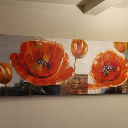 Orange flower painting (Pick-up Or Delivery)