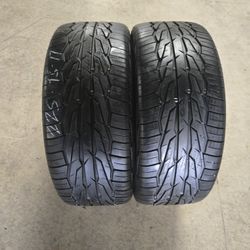 2. Tires. 225. 45. 17. Toyo