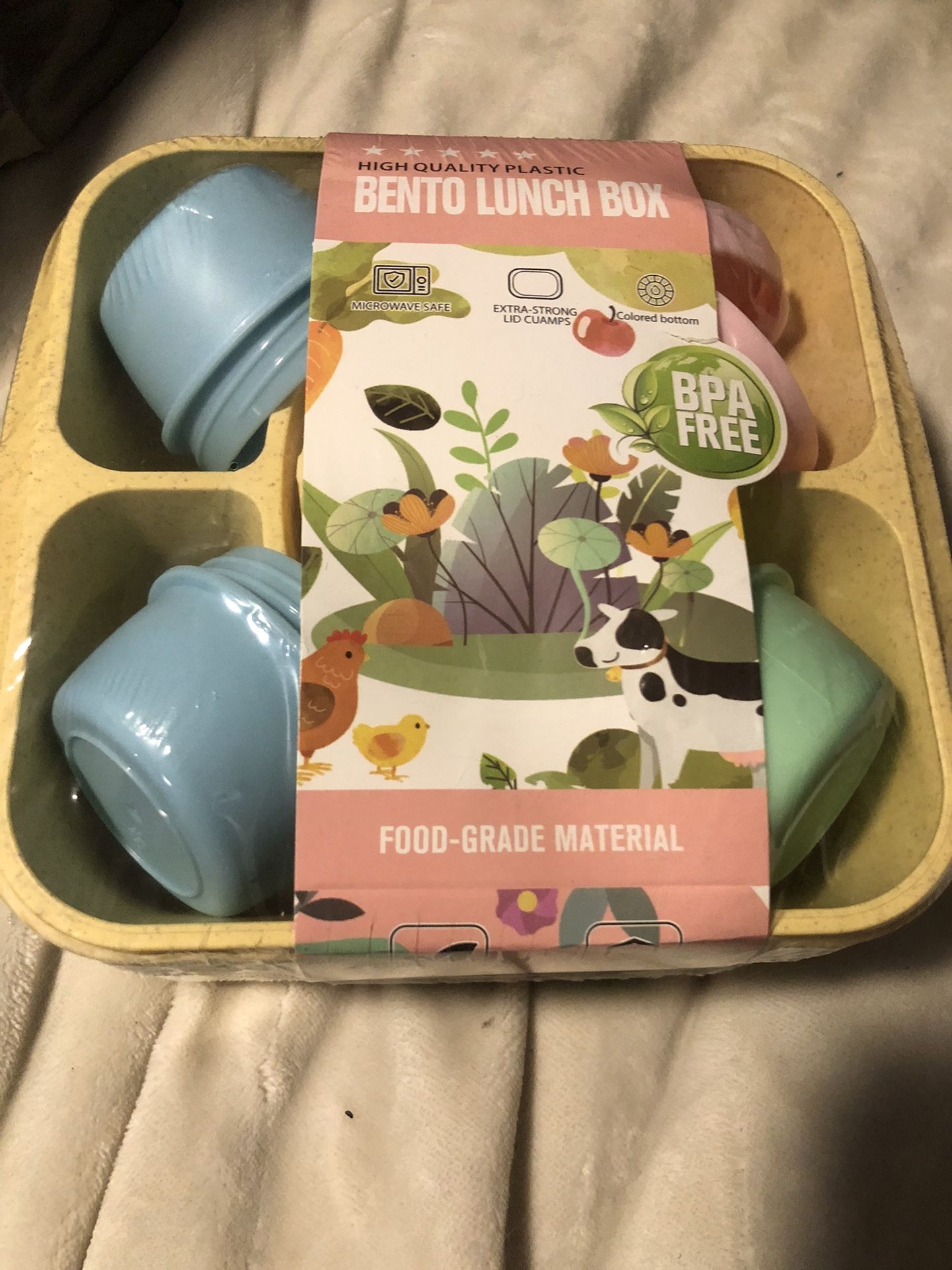 Set Of Bento 🍱 Lunch Containers (please Read Description)