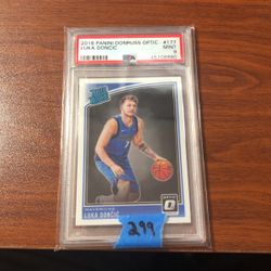 2018 Panini Donruss Optic Luka Doncic PSA 9