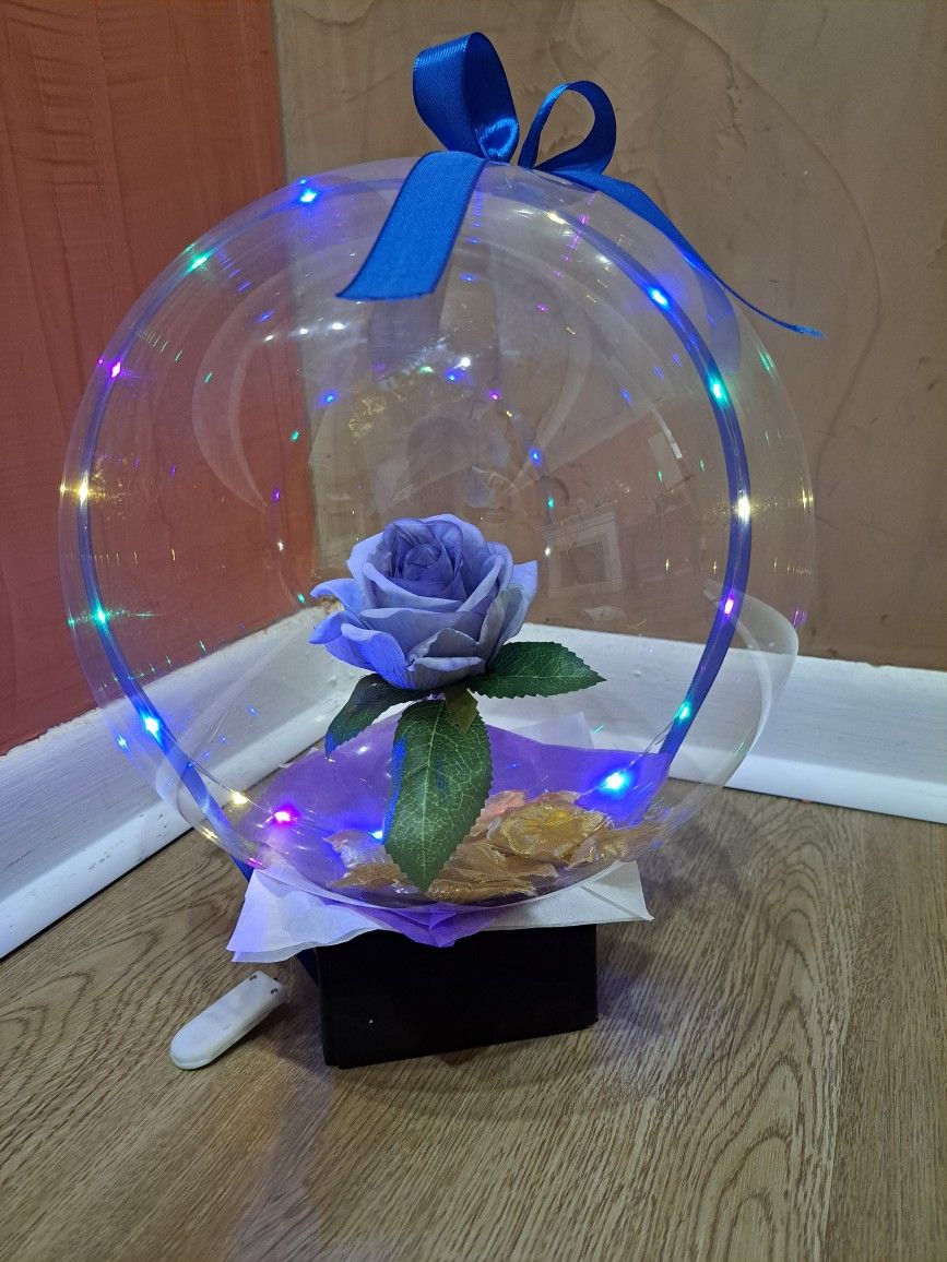 Rose  Flower Artificial Balloon Gift $25