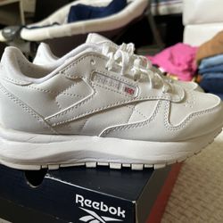 White Reebok 