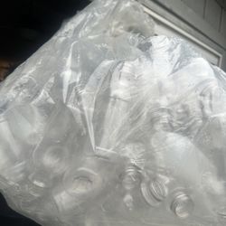 75 Plastic Bottles With Tops 