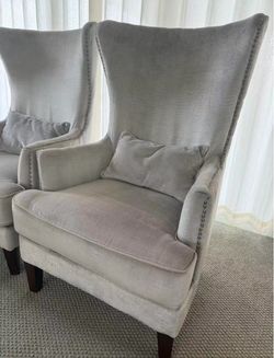 Pair High Back sofa