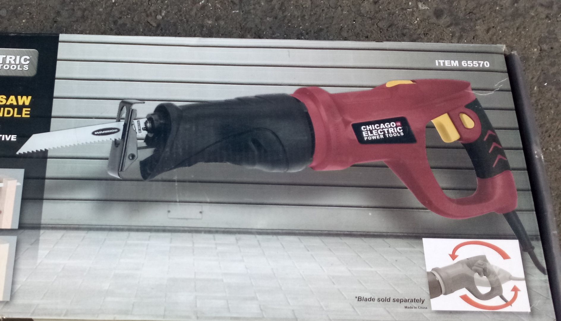 Chicago Electric Reciprocating Saw Chuck Stuck