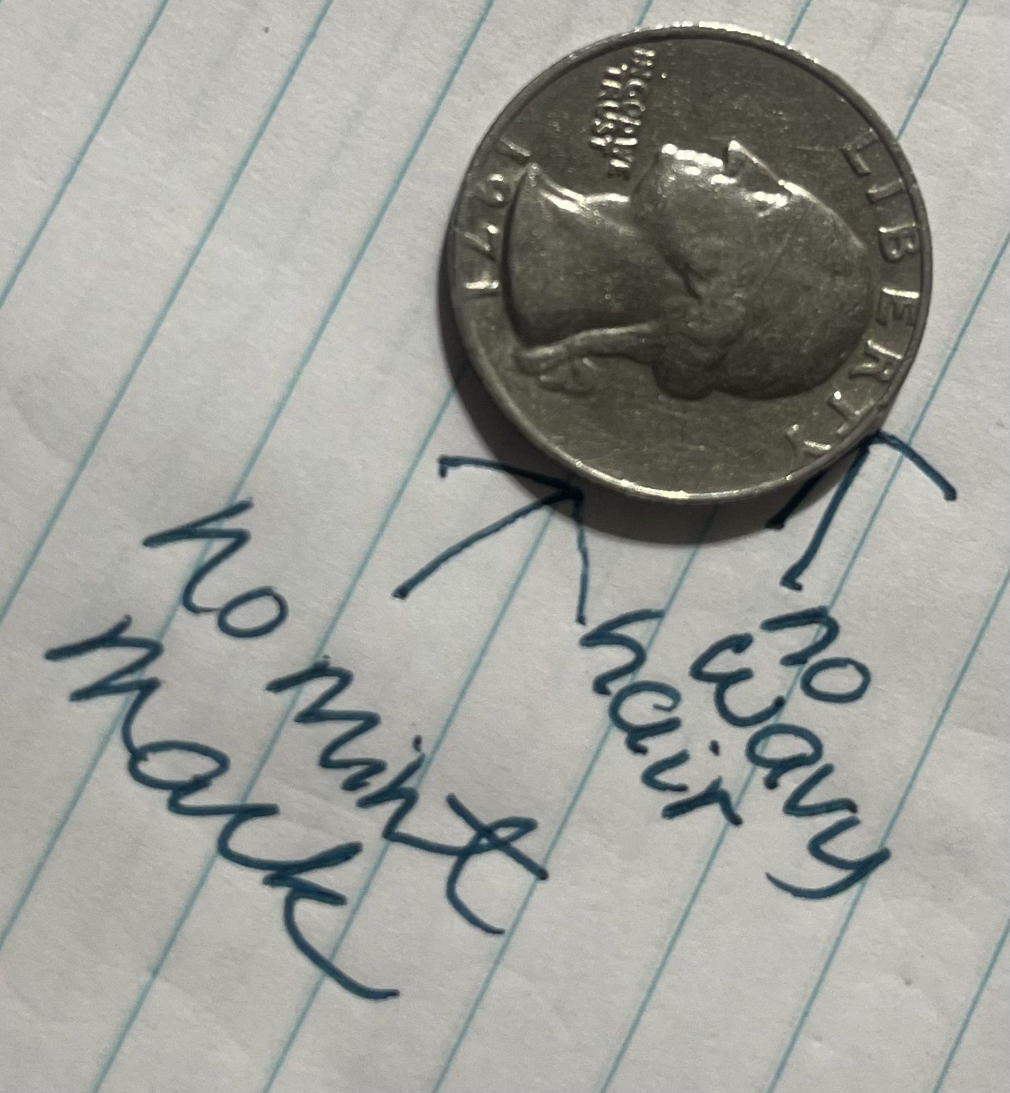 1971 No Mint Mark